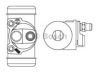 BOSCH F 026 002 379 Wheel Brake Cylinder